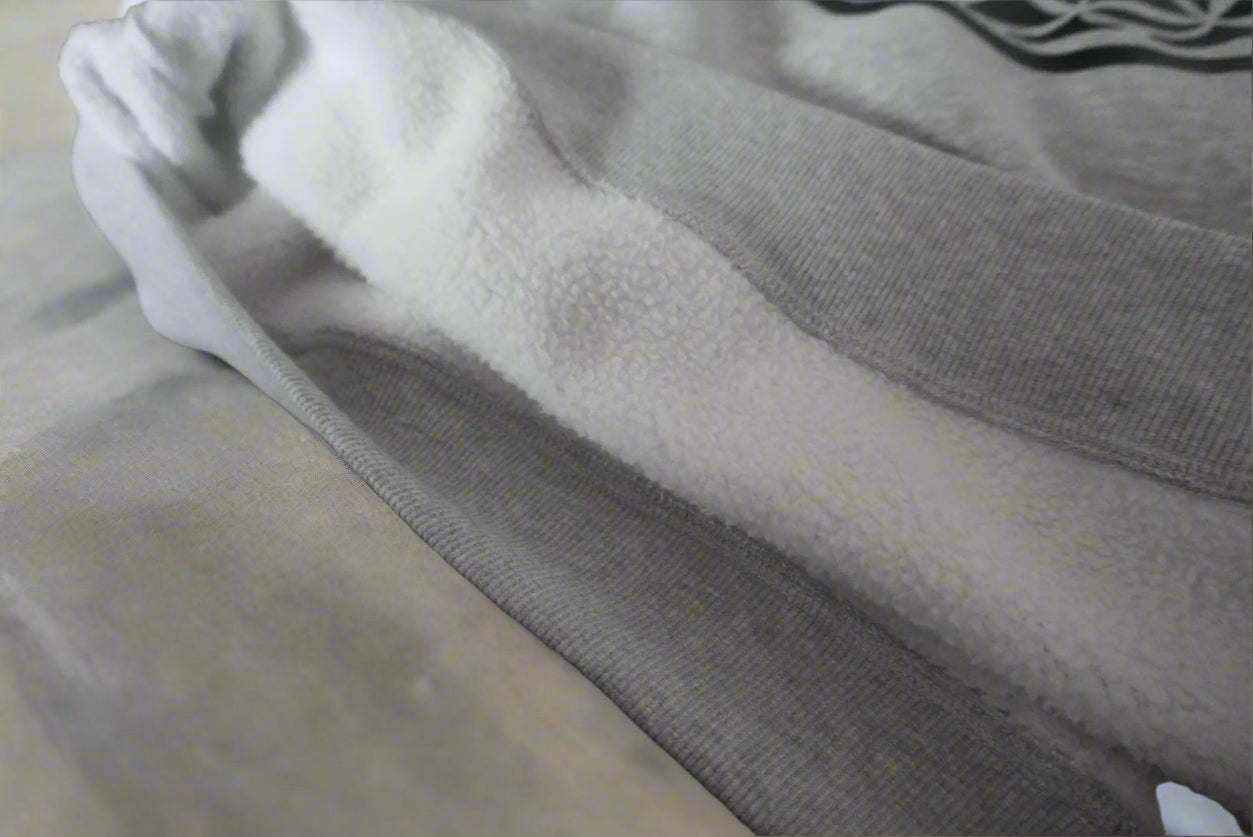 Grey flower of life hoodie