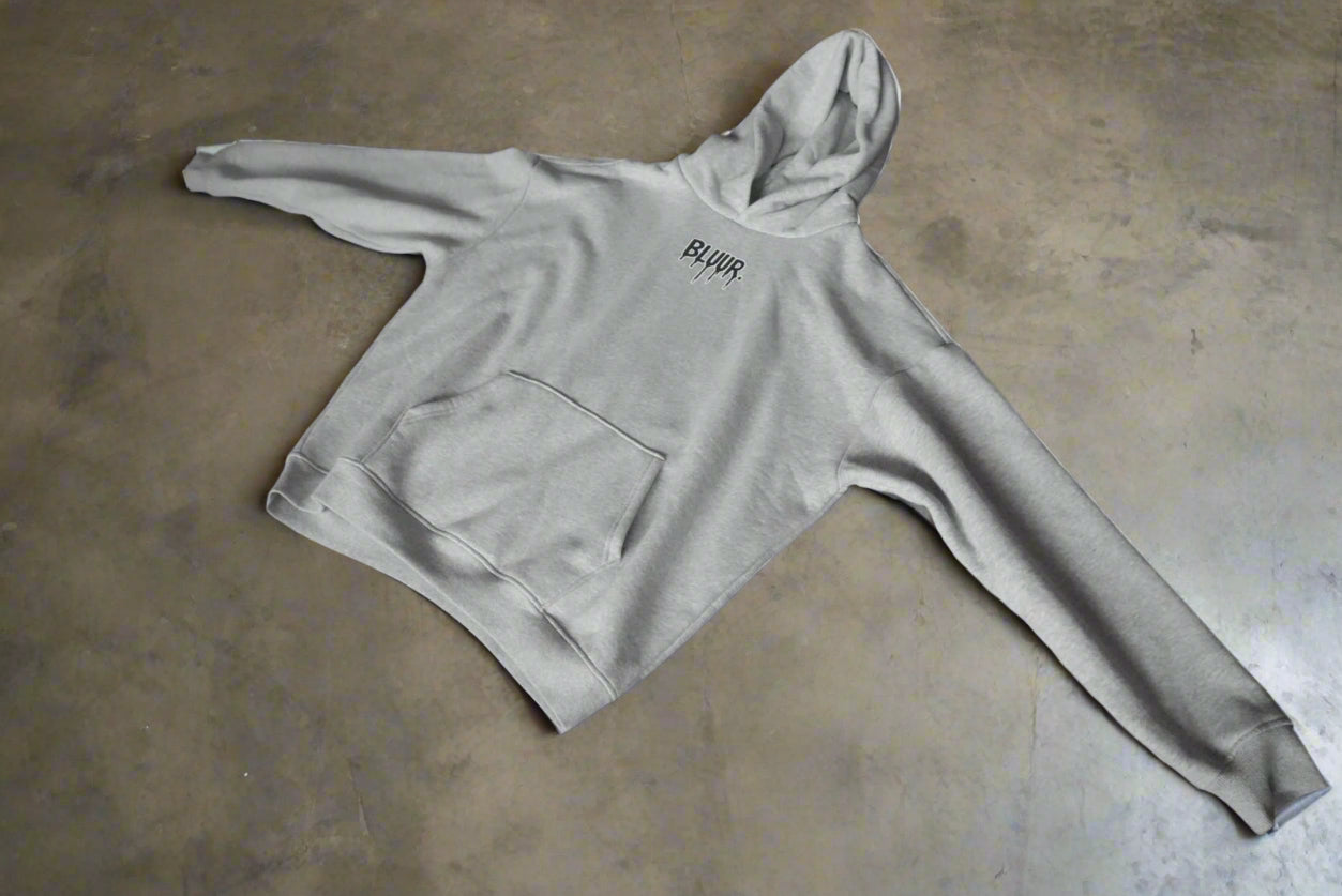 Grey flower of life hoodie